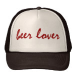 Gorra del camionero del amante de la cerveza