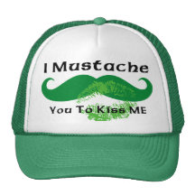Gorra del camionero del beso del irlandés del bigo
