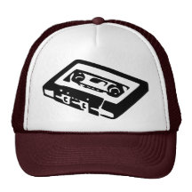 Gorra del camionero del casete audio