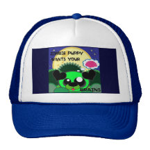 Gorra del camionero del perrito del zombi