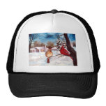 Gorra del cardenal de la serenidad de los invierno