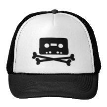 Gorra del casete y del camionero de los huesos de 