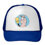 Gorra del cerdo del dibujo animado