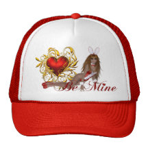 Gorra del chica de conejito de la tarjeta del día 