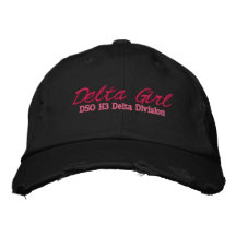 Gorra del chica del delta de DSO Gorra De Béisbol