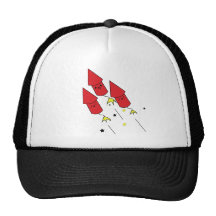 Gorra del cohete de la botella de Kawaii