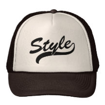 Gorra del cursive del estilo