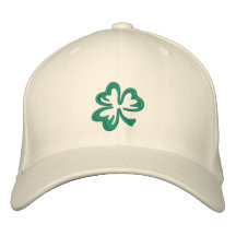 Gorra del día de St Patrick del trébol Gorra Bordada