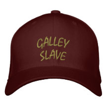 Gorra del esclavo de galera gorras de béisbol bordadas