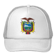 Gorra del escudo de armas de Ecuador