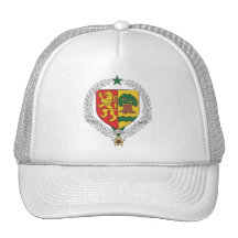 Gorra del escudo de armas de Senegal