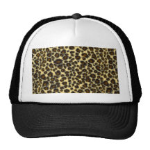 Gorra del estampado leopardo