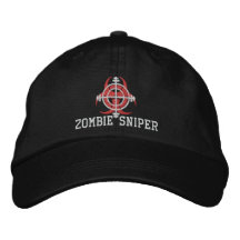 Gorra del francotirador del zombi (bordado) gorras de béisbol bordadas