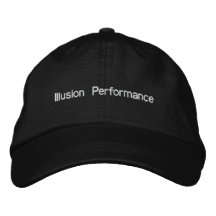 Gorra del funcionamiento de la ilusión gorras de béisbol bordadas
