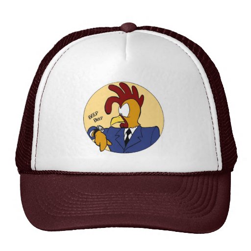 Gorra del gallo del dibujo animado