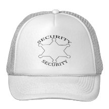 Gorra del guardia de seguridad