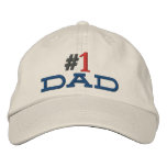 gorra del papá #1 cosido gorra de beisbol