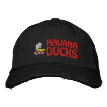 Gorra del pato de La Habana Gorro Bordado