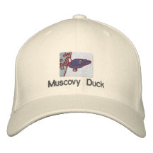 Gorra del pato de Muscovy Gorros Bordados