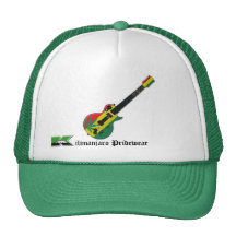 gorra del perseguidor de la guitarra del rasta