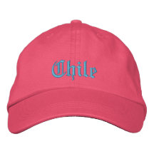 Gorra del personalizado de Chile Gorro Bordado