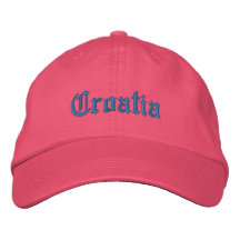 Gorra del personalizado de Croacia Gorras Bordadas