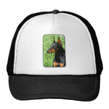 Gorra del Pinscher del Doberman