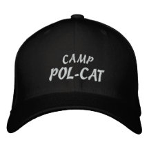 Gorra del Político-Gato del campo Gorro Bordado
