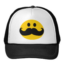 Gorra del smiley del bigote
