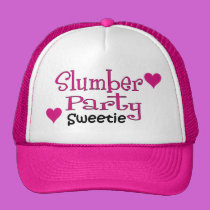 Gorra del Sweetie de la fiesta de pijamas gorras