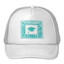 Gorra del tablero del mortero del graduado del azu