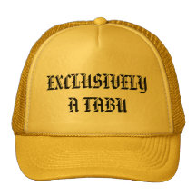 gorra del tabú - modificado para requisitos partic