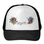 Gorra del tatuaje de los pájaros del tarareo