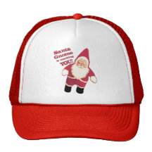 Gorra divertido de Santa del vintage del navidad