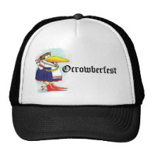 Gorra divertido del cuervo de Oktoberfest