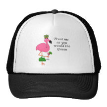 Gorra divertido del día de madres del flamenco