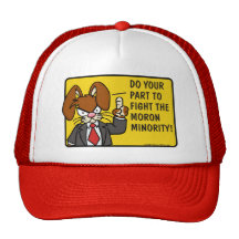 Gorra enojado de la minoría del Imbécil del coneji
