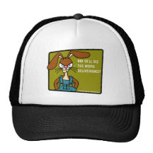 Gorra enojado del campesino sureño del conejito
