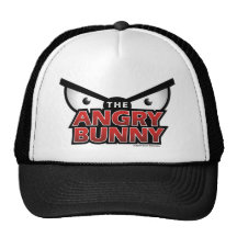 Gorra enojado del extracto del conejito