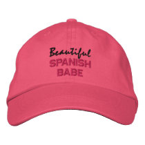 Gorra español hermoso completamente adaptable del  gorras bordados