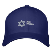 Gorra feliz de Jánuca Emrboidered (ropa oscura) Gorra De Beisbol Bordada