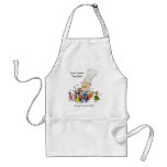Gorra francés de los cocineros delantales