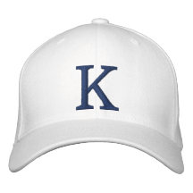 Gorra grande w/Kentucky del azul "K" en la parte p Gorras Bordadas