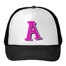 Gorra manchado del camionero de "A" Monogramed