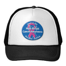 Gorra masculino de la conciencia del cáncer de pec