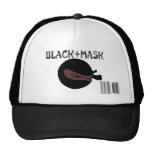 Gorra negro de Ninja de la máscara