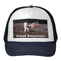 Gorra patriótico americano orgulloso del camionero