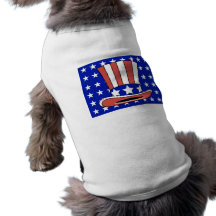Gorra patriótico camiseta de mascota