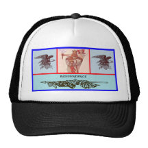 Gorra patriótico con la imagen de Alfonso Mucha