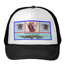 Gorra patriótico usando una imagen de Alfonso Much